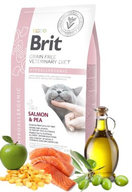 Brit Veterinary Diet Hypoallergenic Salmon&Pea sucha karma DLA KOTA 2kg