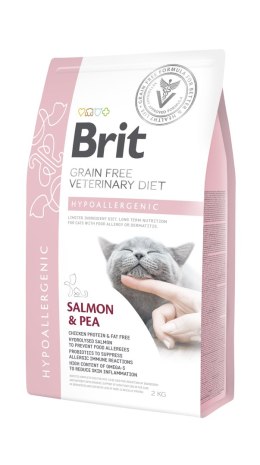 Brit Veterinary Diet Hypoallergenic Salmon&Pea sucha karma DLA KOTA 2kg