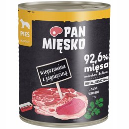 Pan Mięsko karma psa wieprzowina jagnięcina 800g