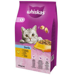 WHISKAS STERILE Adult dla Kota z KURCZAKIEM 14kg