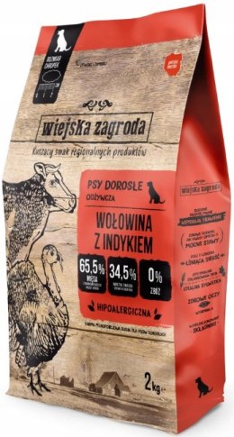 Wiejska Zagroda Wołowina z Indykiem 2kg XL