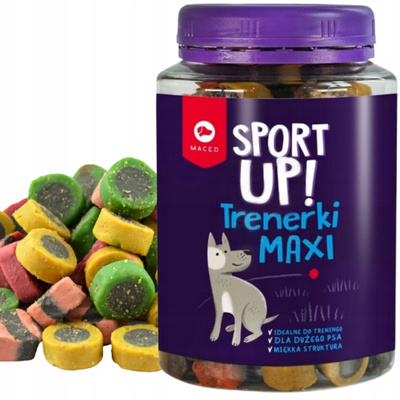MACED SPORT UP! Treserki Mięsne MAXI MIX 300g – Idealne Przysmaki do Treningu