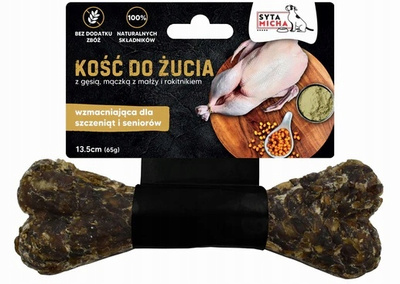 SYTA MICHA Kość do żucia wzmacniająca dla szczeniąt 13,5CM