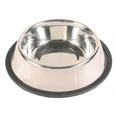 Trixie Miska Metalowa z Gumową Podkładką – 0,7L/21cm