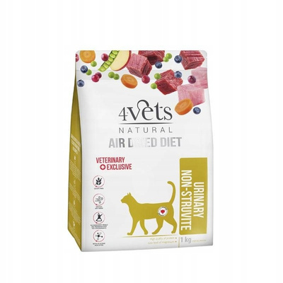 4Vets Natural Urinary Non-Struvite - Suszona Karma dla Kota na Drogi Moczowe 1kg