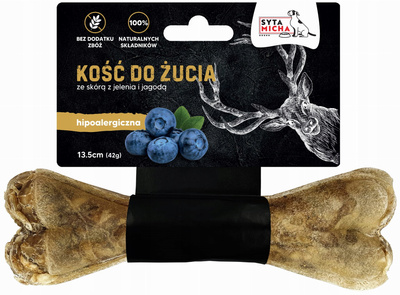 SYTA MICHA Kość do żucia Hipoalergiczna jeleń 13,5 cm