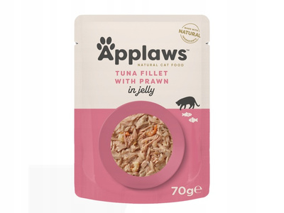 Applaws Mokra karma dla kota – Tuńczyk z krewetką w galaretce 70 g