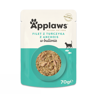 Applaws Cat Mokra Karma dla Kota – Tuńczyk z anchois w bulionie 70 g