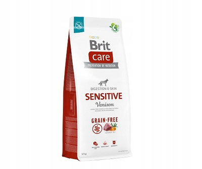 Brit Care Grain Free Sensitive Venison 12kg – Sucha Karma Bezzbożowa dla Psów Wrażliwych