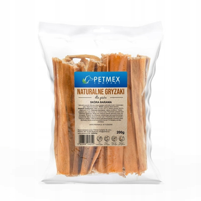 PETMEX Skóra Barania – Naturalny Gryzak dla Psa 200g