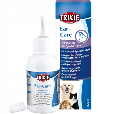 Trixie Preparat Krople do Czyszczenia Uszu dla Zwierząt 50 ml