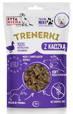 SYTA MICHA TRENERKI z kaczką 80g