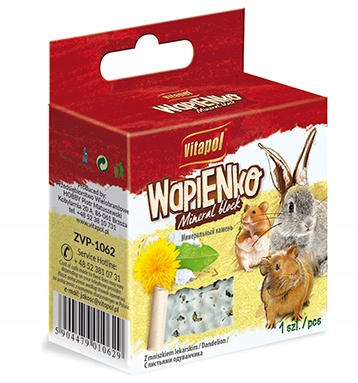 Vitapol Kostka Wapienna dla Gryzoni i Królika z Mniszkiem Lekarskim – 40 g