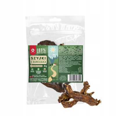 Maced 100% Natura Gryzak Naturalny dla Psa – Kurze Szyjki 75g