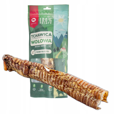 Maced Przysmak dla Psa Suszona Tchawica Wołowa 1szt 25 cm