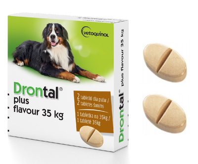 Drontal Plus tabletki odrobaczające dla psa 2 szt