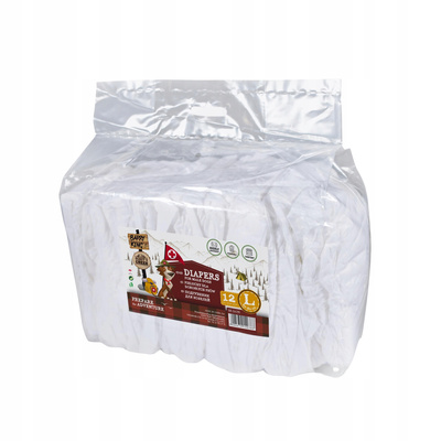 Barry King Pieluchy dla Psów  ROZ.L 60-80 cm – 12 szt.