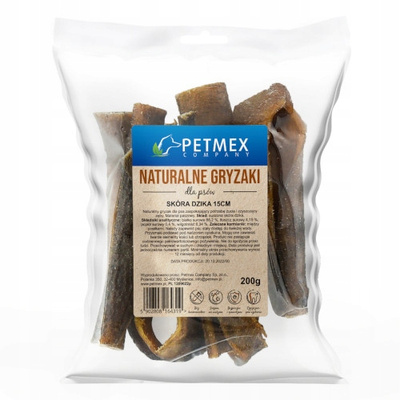Petmex Skóra Dzika 15cm - Naturalny Gryzak dla Psa