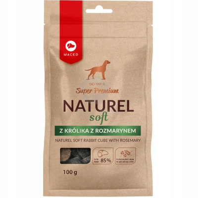 MACED NATUREL SOFT przysmak z królikiem 100g – naturalna przekąska dla psa