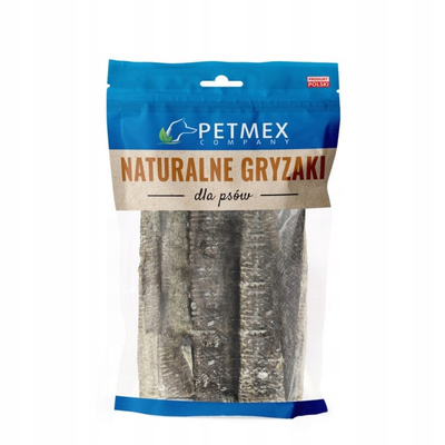 PETMEX Paski Skóra z Dorsza Naturalny Gryzak dla Psa 200g