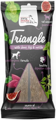 SYTA MICHA Trójkąt - Jeleń z figą i pokrzywą 2 szt.