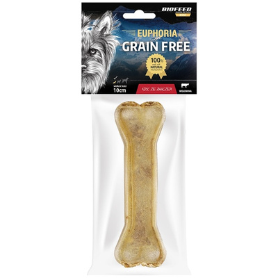 Kość dla psa ze Żwaczem EUPHORIA 10 cm – Naturalny gryzak wspierający higienę jamy ustnej