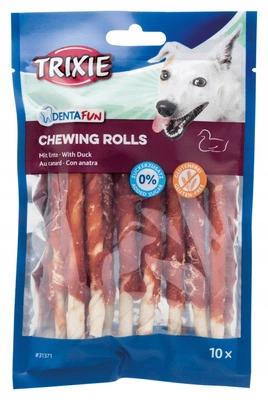 TRIXIE Denta Fun Przysmak Na Zęby Psa – 10 sztuk, 80 g