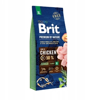 BRIT Premium By Nature Junior XL 15kg - Karma dla Juniorów Bardzo Dużych Ras