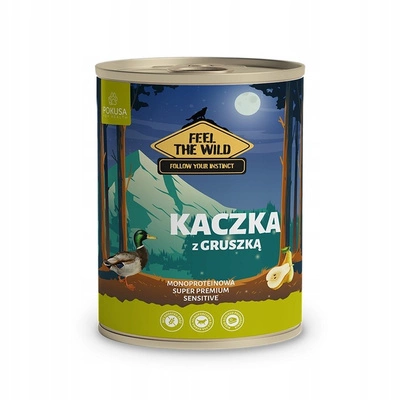 Pokusa Premium Selection – Kaczka z gruszką 400 g – mokra karma dla psa dorosłego