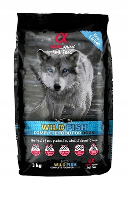 Alpha Spirit Wild Fish – półmiękka karma dla psów 3 kg