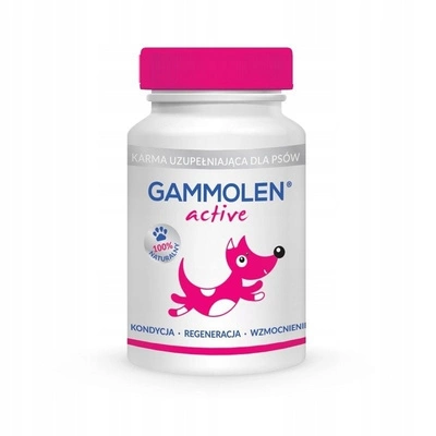 Gammolen Active 90 kapsułek – kondycja, regeneracja, wzmocnienie psów i kotów
