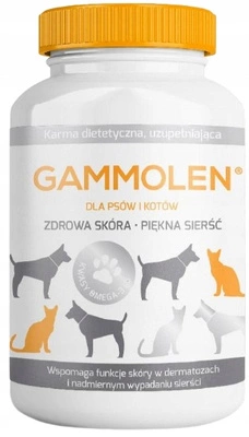 GAMMOLEN DLA ZDROWEJ SKÓRY PSÓW I KOTÓW – 60 KAPSUŁEK