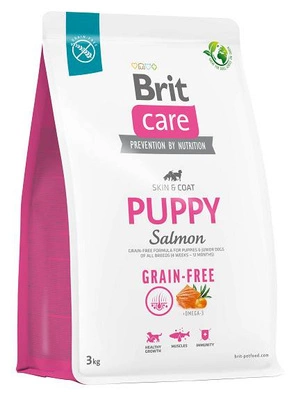 Brit Grain-Free Puppy Salmon & Potato 3 kg Hipoalergiczna karma bezzbożowa z łososiem i ziemniakami dla szczeniąt wszystkich ras od 4