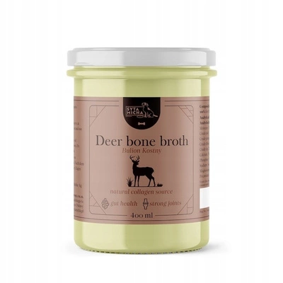 Syta Micha Bulion z kości jelenia dla psa 400 ml