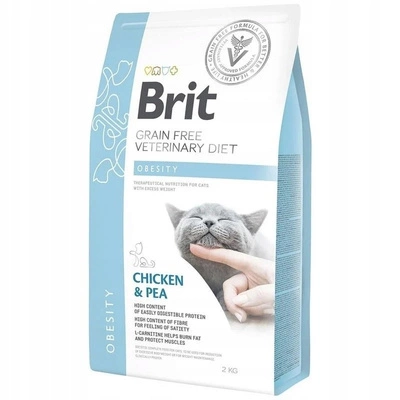 Brit gf veterinary diets cat Obesity 2kg