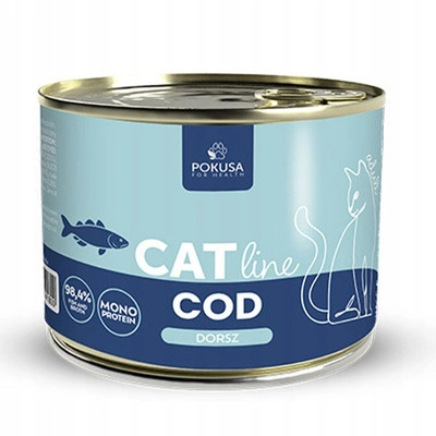 Pokusa CatLine Dorsz – mokra karma dla kotów dorosłych 200 g