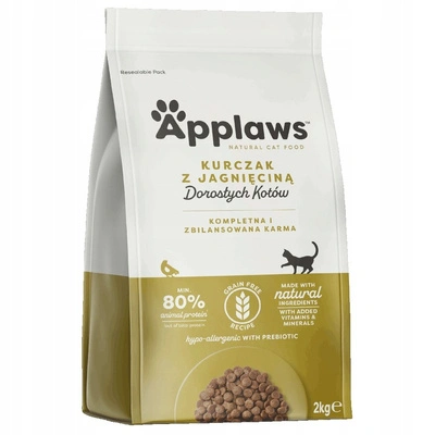 Applaws Cat Bezzbożowa Sucha Karma dla Kota – Kurczak i Jagnięcina 2 kg