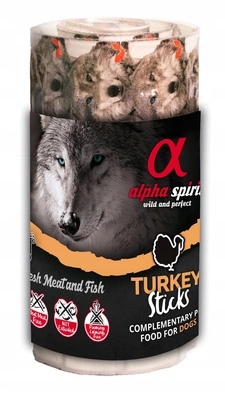 Alpha Spirit Przysmak Pasztet dla Psa Blister Indyk 160g